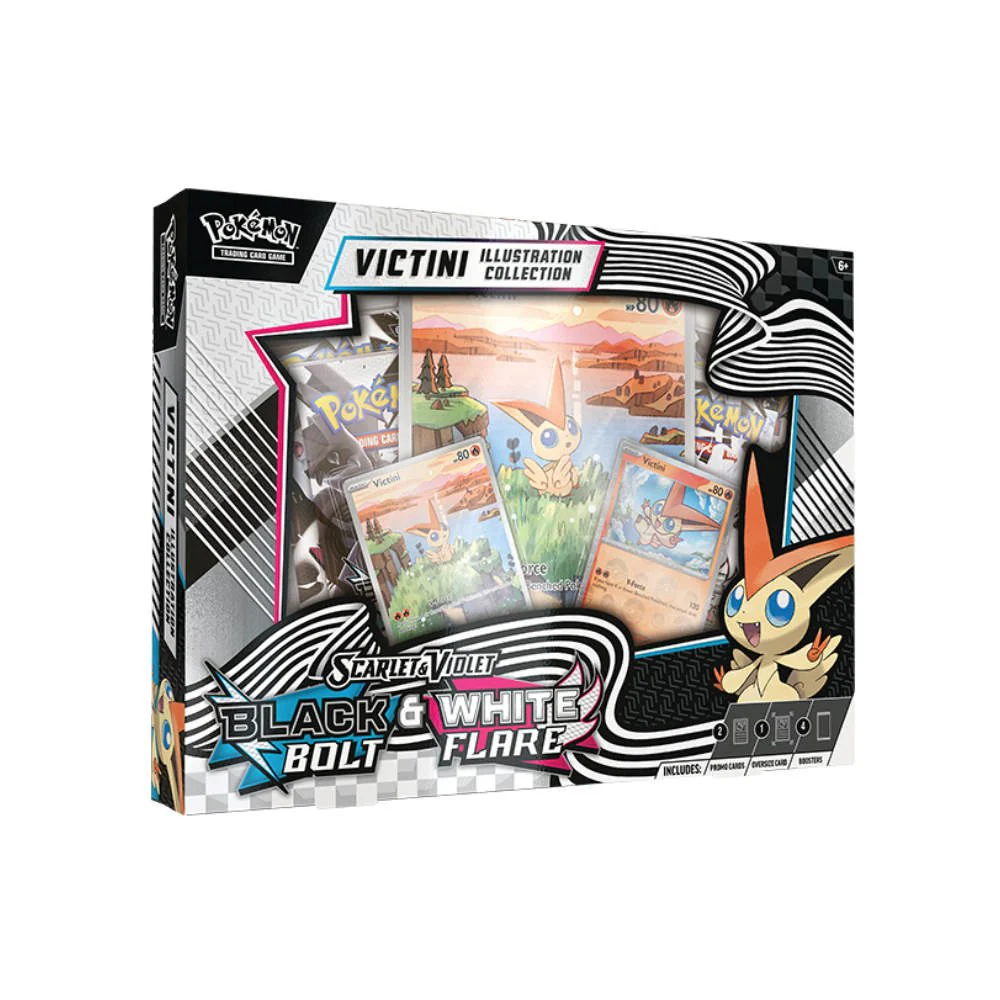Pokémon TCG: Black Bolt & White Flare - Victini Illustration Collection