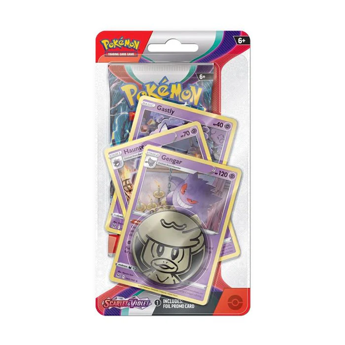 Pokémon TCG: Scarlet & Violet Premium Checklane Blister Display - Gengar