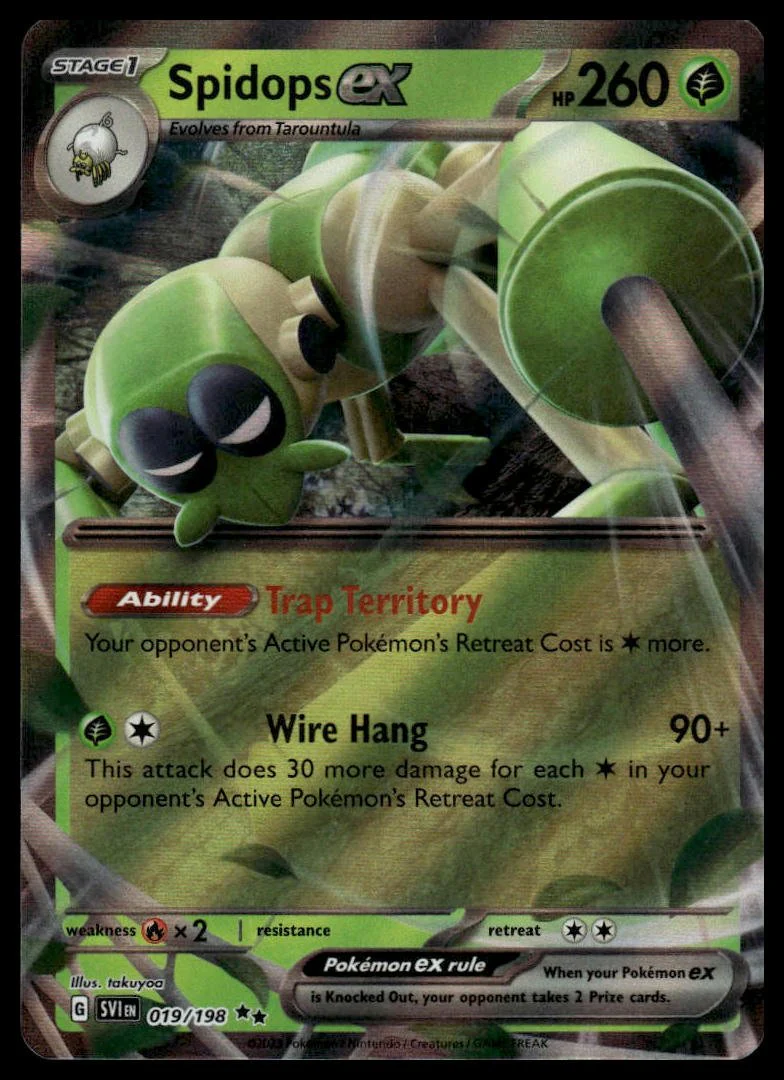 Pokémon TCG - Spidops ex (Scarlet & Violet 019)