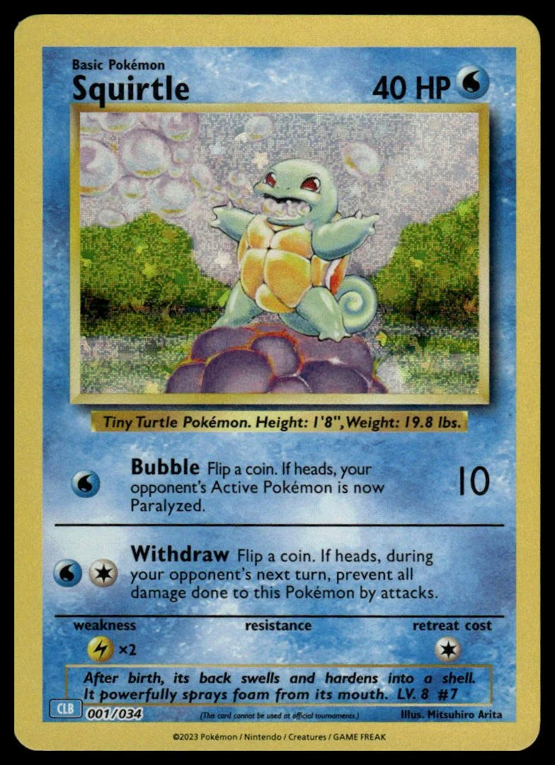 Pokémon TCG - Squirtle (Trading Card Game Classic 001 CLB)