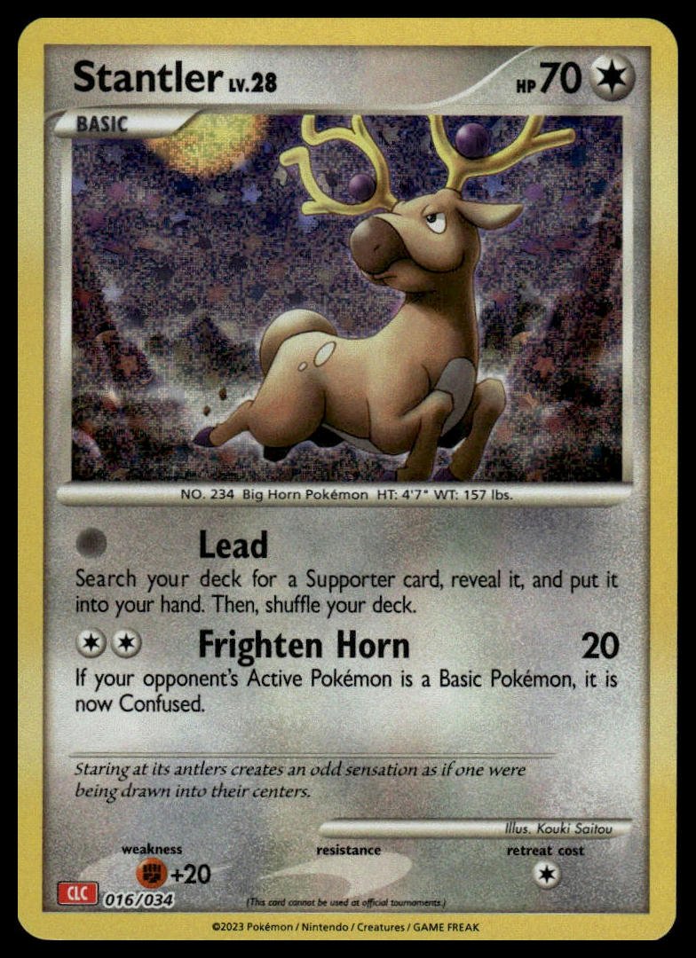 Pokémon TCG - Stantler (Trading Card Game Classic 016 CLC)