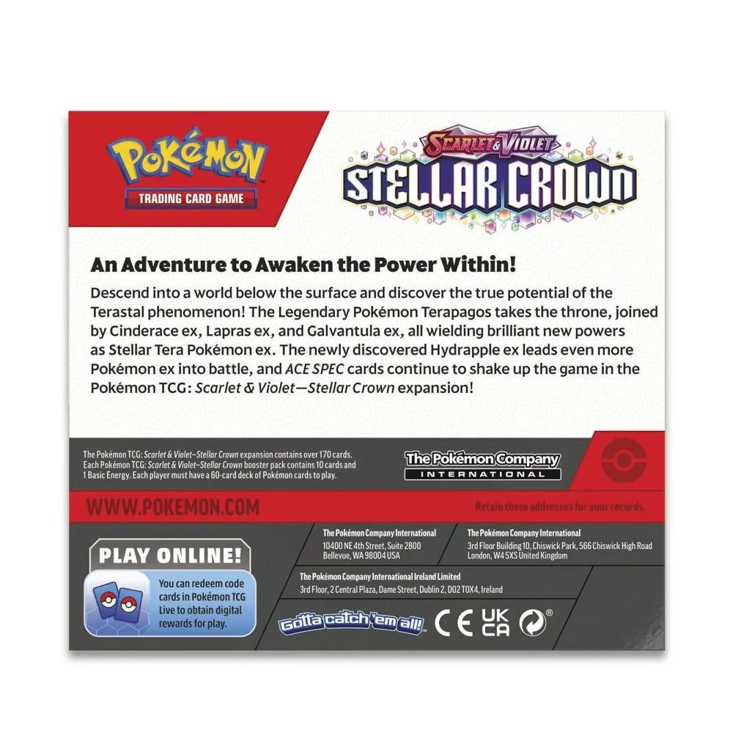 Pokémon TCG: Stellar Crown Booster Box (36 Packs) - Image 2
