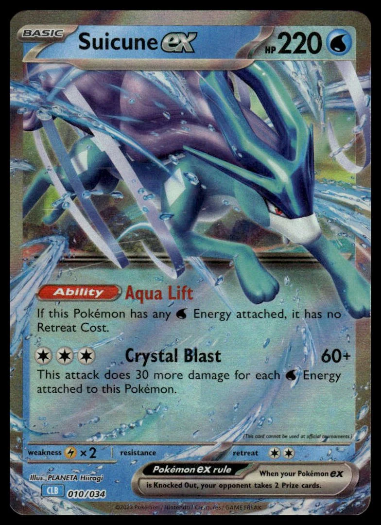Pokémon TCG - Suicune ex (Trading Card Game Classic 010 CLB)