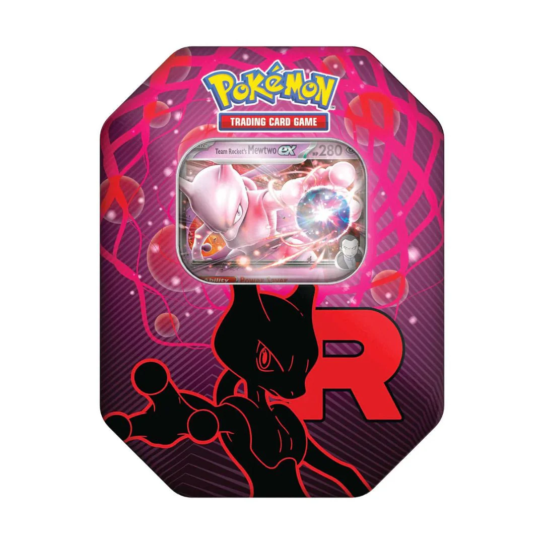 Pokémon TCG: Team Rocket Tin - Team Rocket's Mewtwo