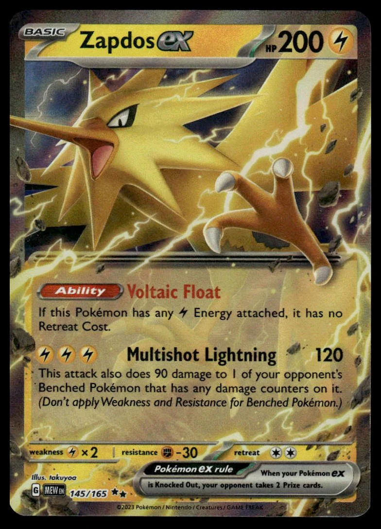 Pokémon TCG - Zapdos ex (151 145)
