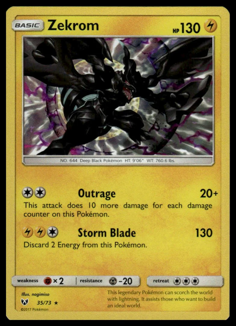 Pokémon TCG - Zekrom (Shining Legends 35)