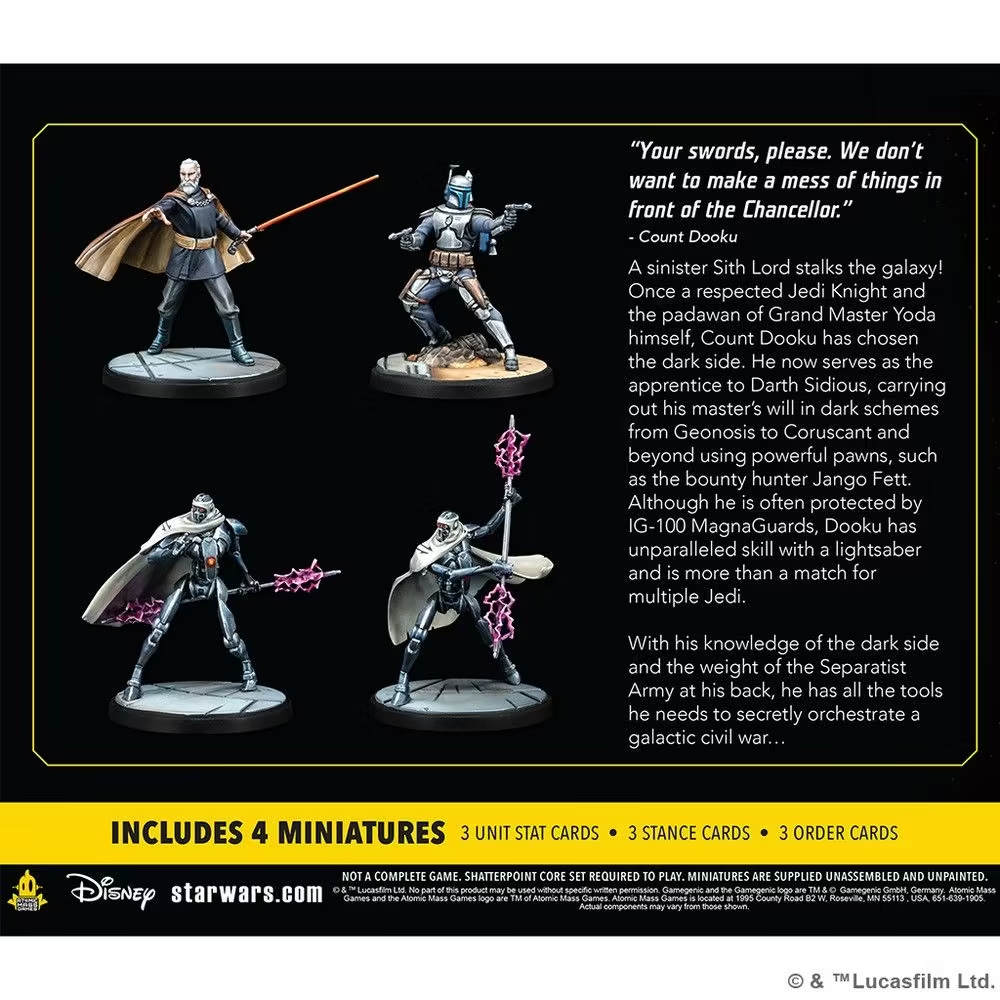 Star Wars Shatterpoint: Twice the Pride - Count Dooku Squad Pack - Image 2