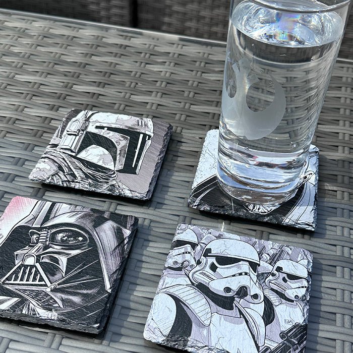 Star Wars Slate Coasters - May The Force Be With You Set of 4 #1 - Image 2