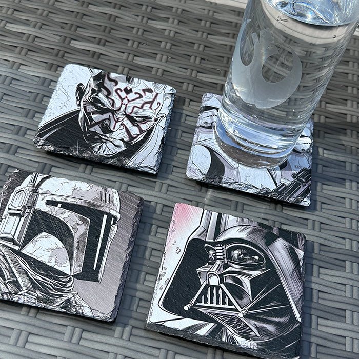Star Wars Slate Coasters - May The Force Be With You Set of 4 #1 - Image 3
