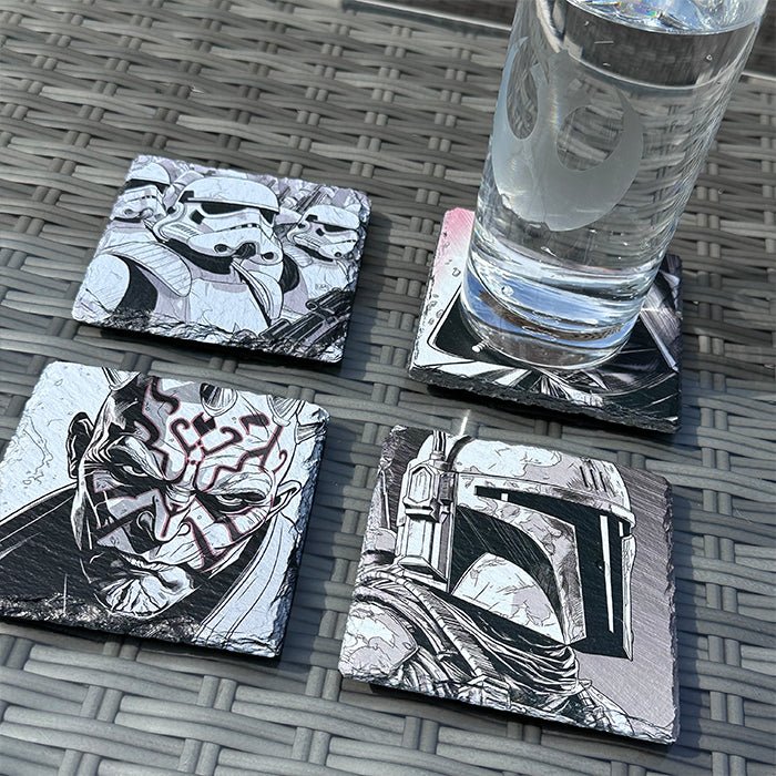 Star Wars Slate Coasters - May The Force Be With You Set of 4 #1 - Image 4