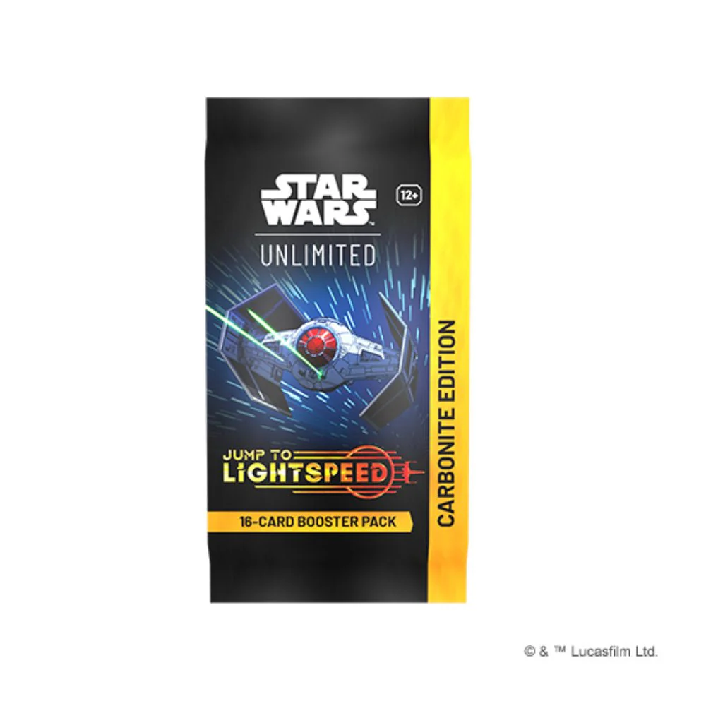 Star Wars: Unlimited Jump to Lightspeed Carbonite Booster Pack