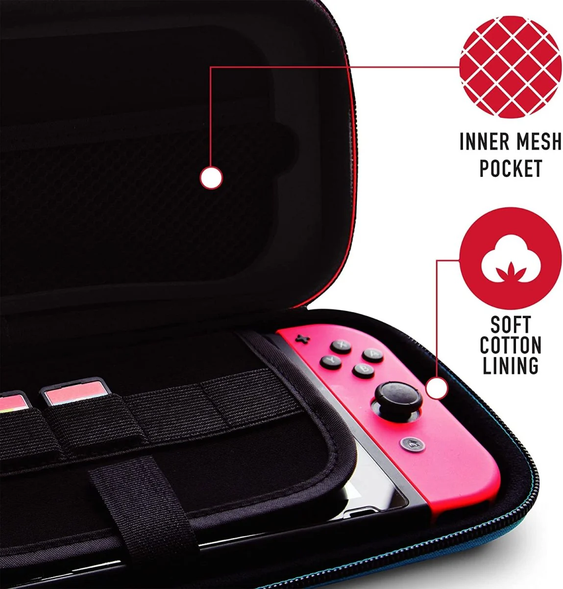 Stealth Premium Travel Accessory Kit for Nintendo Switch & Switch Lite - Black - Image 6